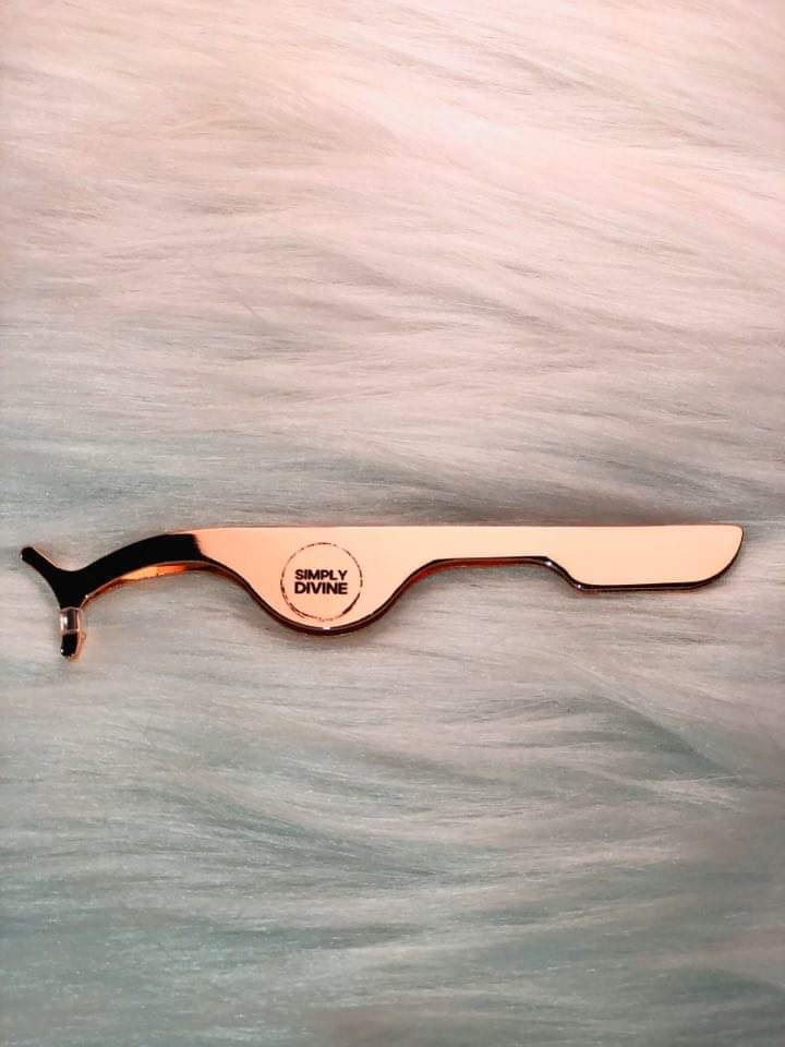 Gold Logo Tweezer - Simply Divine by Nicole