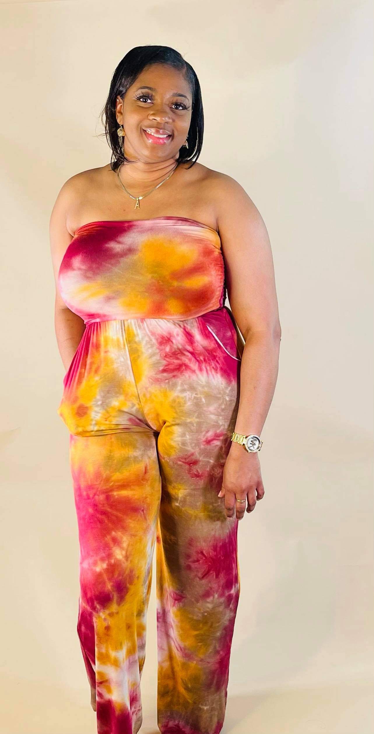 Tie Dye Jumpsuit