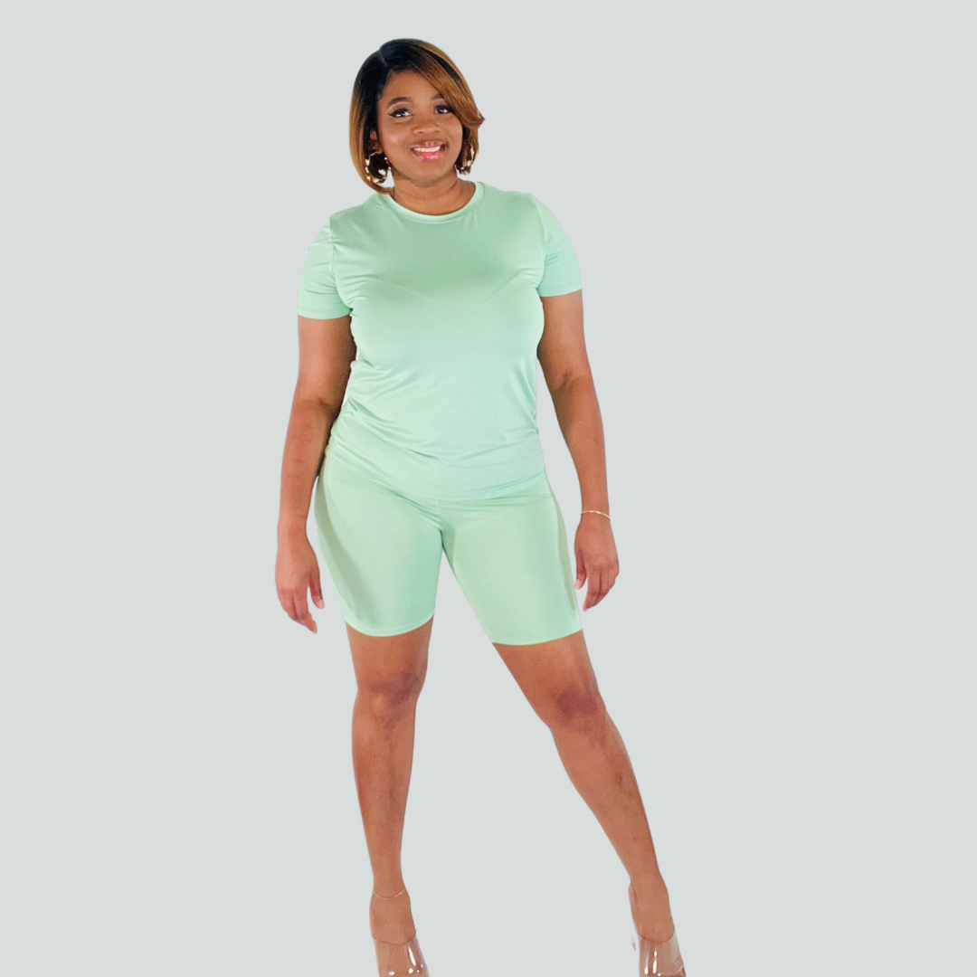 Seafoam Biker Set