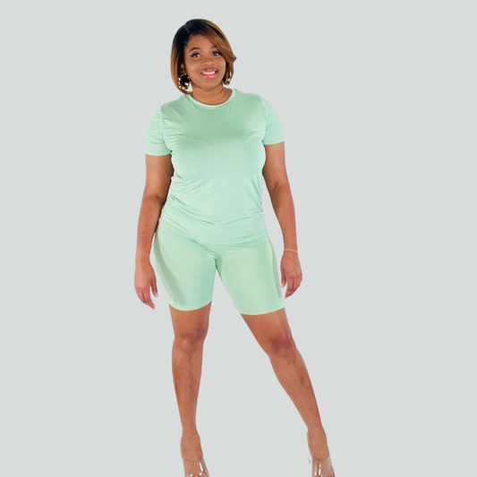 Seafoam Biker Set