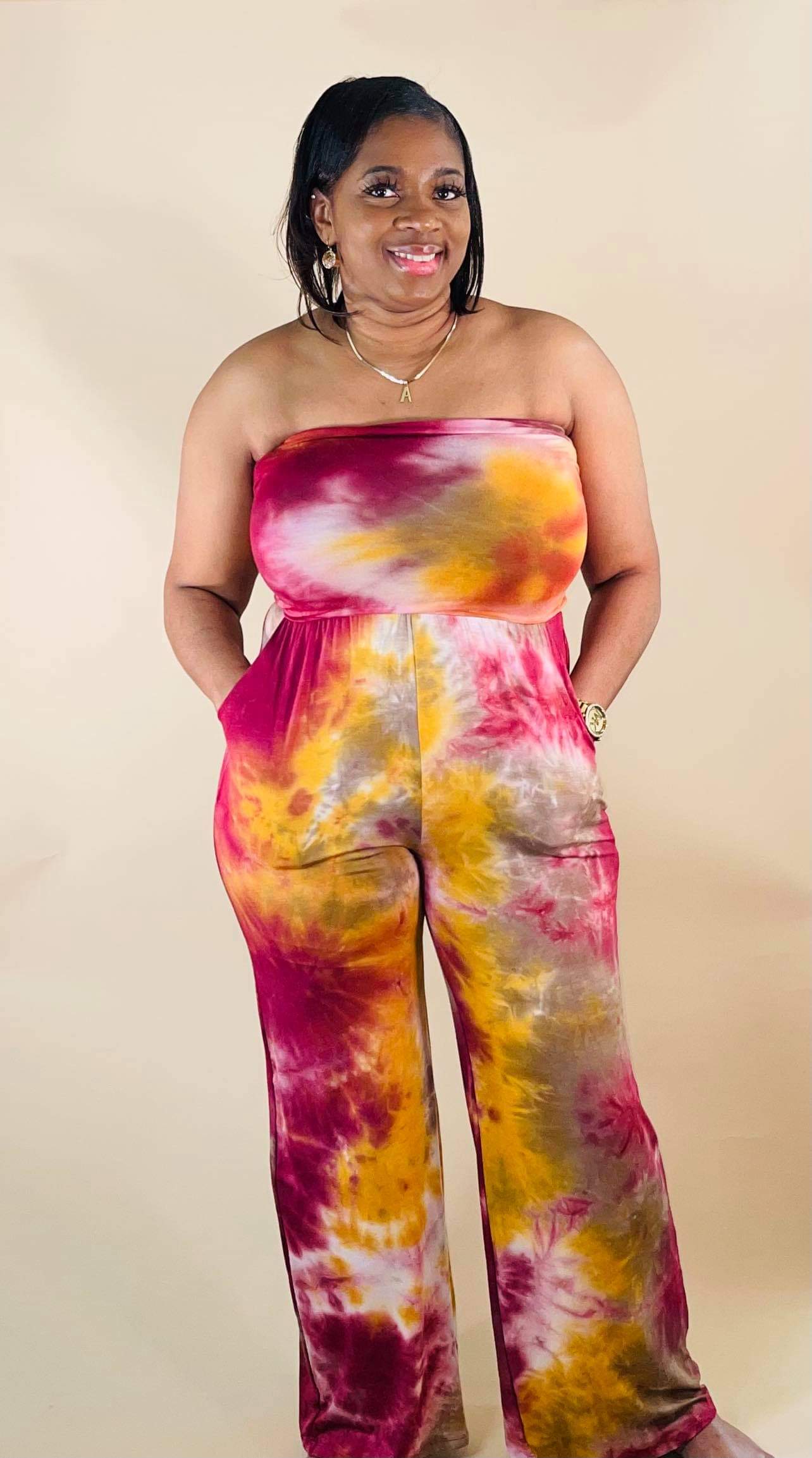 Tie Dye Jumpsuit